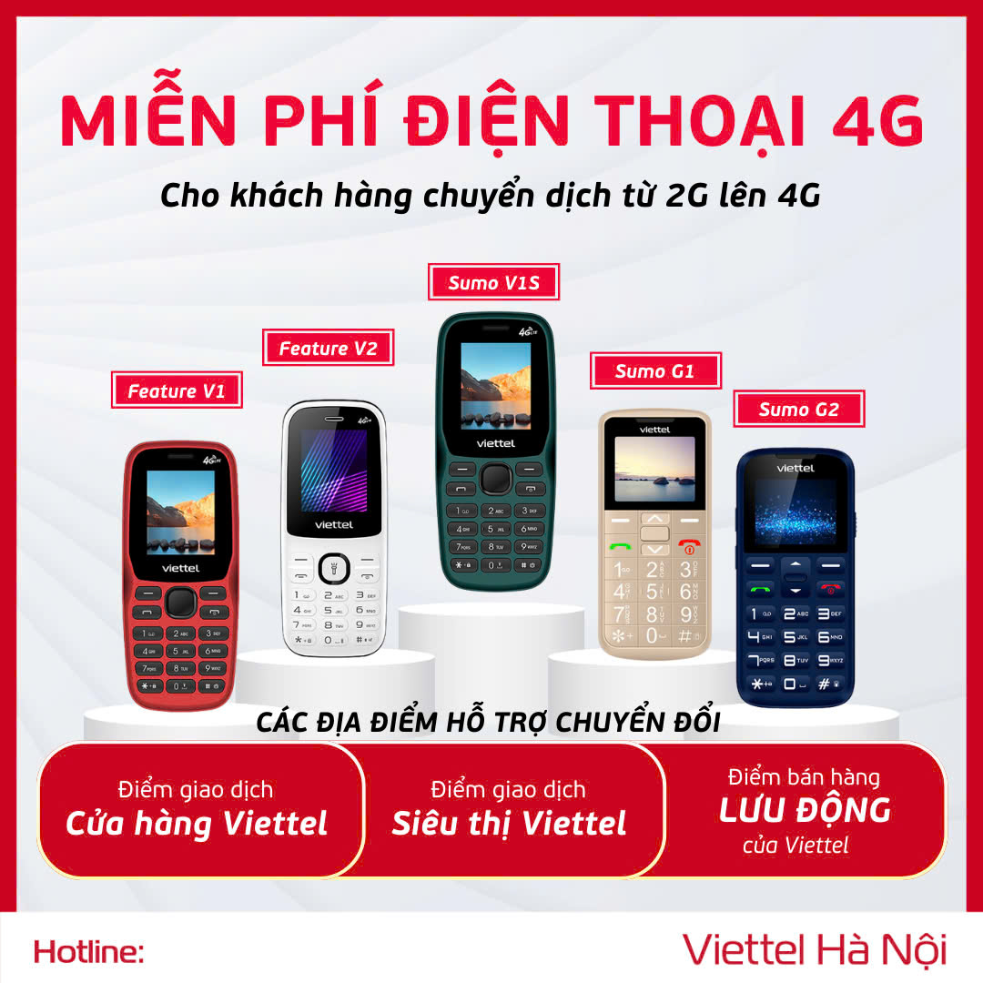 Vietel tặng máy 4G ( miễn phí) theo danh sách từng cá nhân từng xã kèm theo.